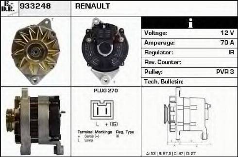 EDR 933248 - Генератор autosila-amz.com