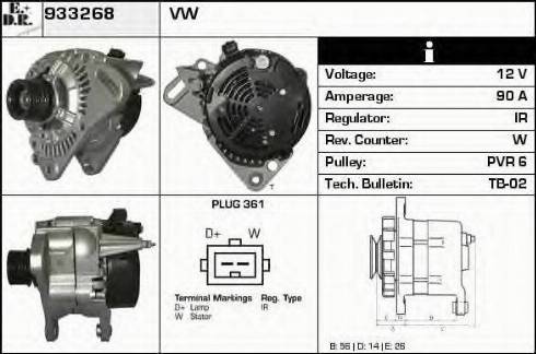 EDR 933268 - Генератор autosila-amz.com