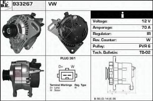 EDR 933267 - Генератор autosila-amz.com