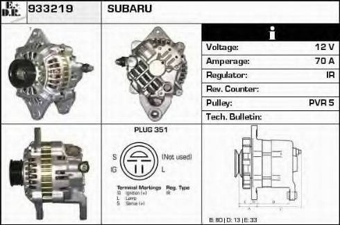 EDR 933219 - Генератор autosila-amz.com