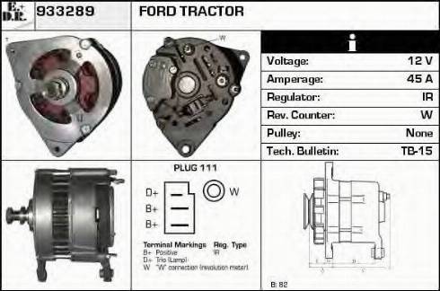 EDR 933289 - Генератор autosila-amz.com