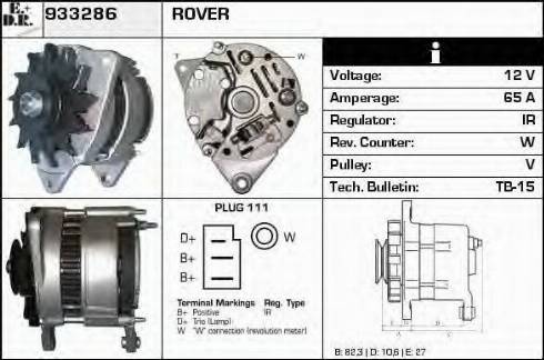 EDR 933286 - Генератор autosila-amz.com