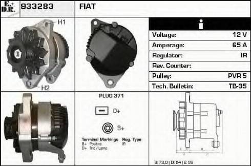 EDR 933283 - Генератор autosila-amz.com