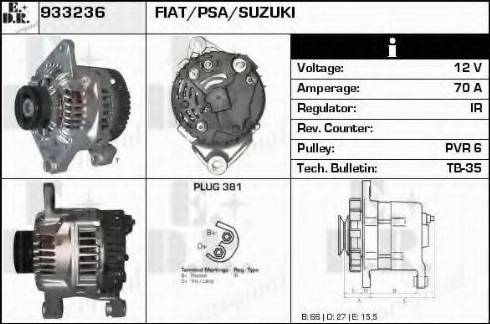 EDR 933236 - Генератор autosila-amz.com