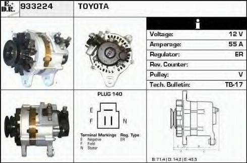 EDR 933224 - Генератор autosila-amz.com