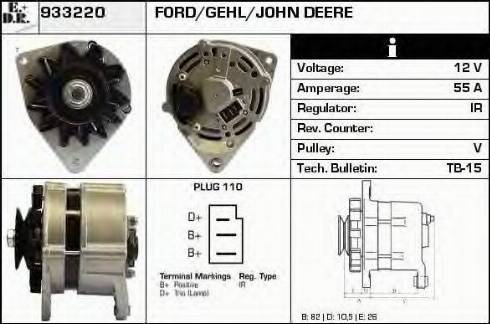 EDR 933220 - Генератор autosila-amz.com