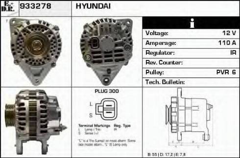 EDR 933278 - Генератор autosila-amz.com