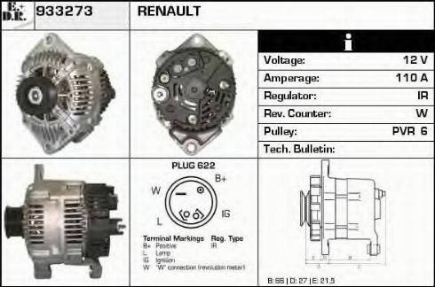 EDR 933273 - Генератор autosila-amz.com