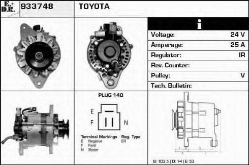 EDR 933748 - Генератор autosila-amz.com