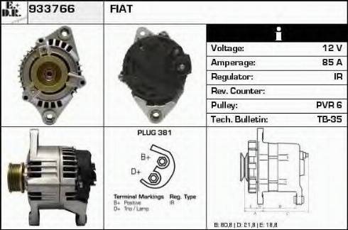 EDR 933766 - Генератор autosila-amz.com