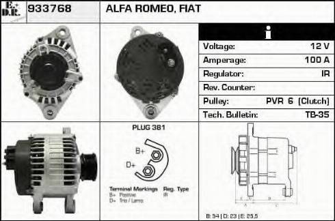 EDR 933768 - Генератор autosila-amz.com