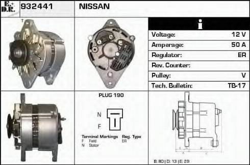 EDR 932441 - Генератор autosila-amz.com