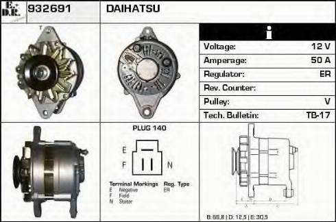 EDR 932691 - Генератор autosila-amz.com