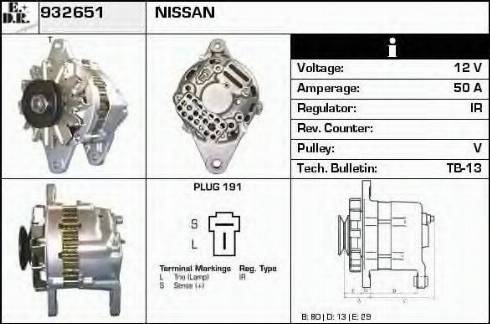 EDR 932651 - Генератор autosila-amz.com