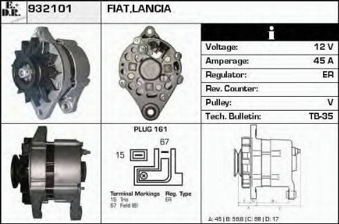 EDR 932101 - Генератор autosila-amz.com