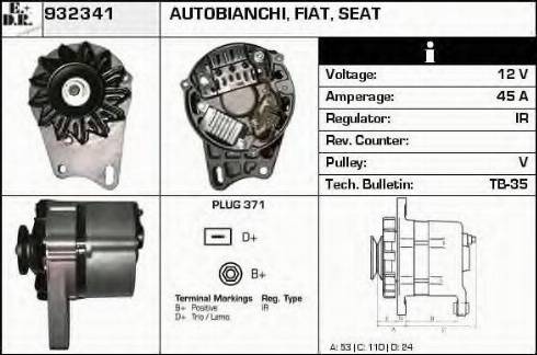 EDR 932341 - Генератор autosila-amz.com