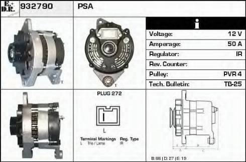 EDR 932790 - Генератор autosila-amz.com