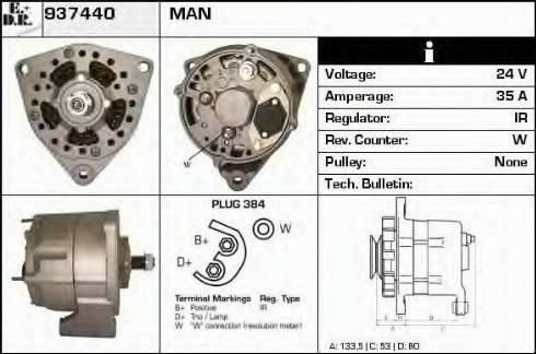 EDR 937440 - Генератор autosila-amz.com