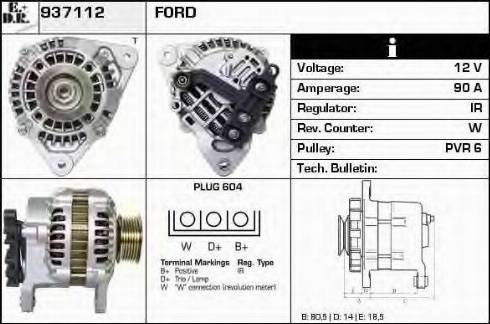 EDR 937112 - Генератор autosila-amz.com