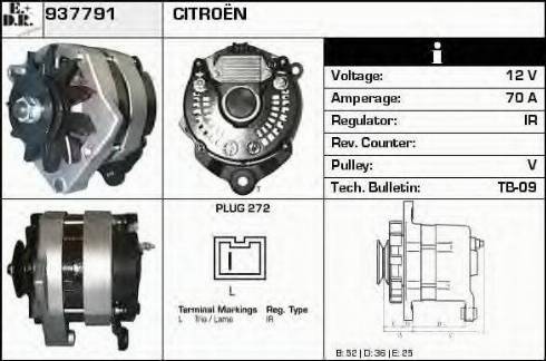 EDR 937791 - Генератор autosila-amz.com