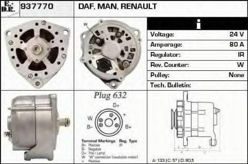 EDR 937770 - Генератор autosila-amz.com