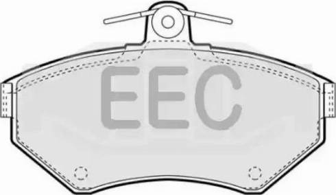 EEC BRP0961 - Тормозные колодки, дисковые, комплект autosila-amz.com
