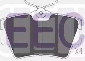 EEC BRP0905 - Тормозные колодки, дисковые, комплект autosila-amz.com