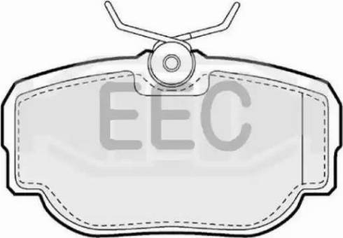 EEC BRP0908 - Тормозные колодки, дисковые, комплект autosila-amz.com