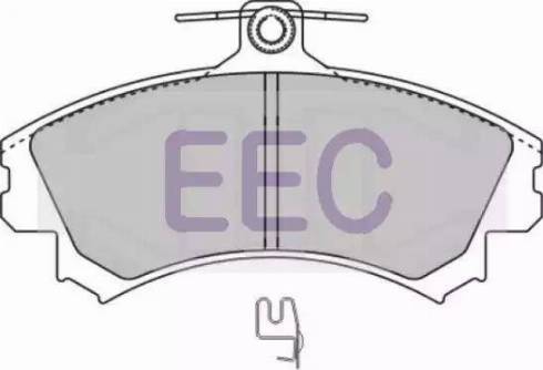 EEC BRP0912 - Тормозные колодки, дисковые, комплект autosila-amz.com