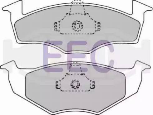 EEC BRP0933 - Тормозные колодки, дисковые, комплект autosila-amz.com
