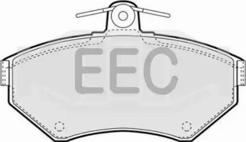 EEC BRP0973 - Тормозные колодки, дисковые, комплект autosila-amz.com