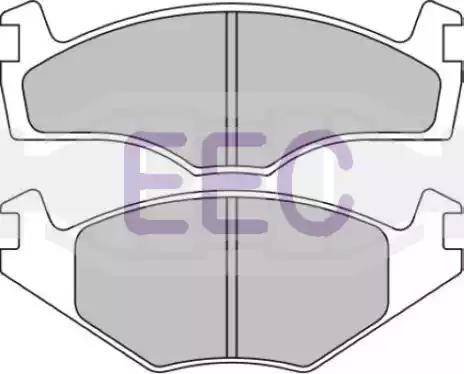 EEC BRP0435 - Тормозные колодки, дисковые, комплект autosila-amz.com