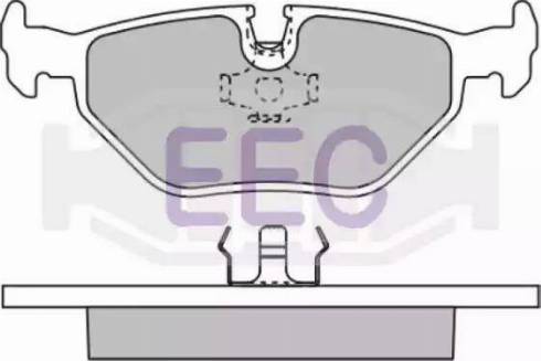 EEC BRP0590 - Тормозные колодки, дисковые, комплект autosila-amz.com