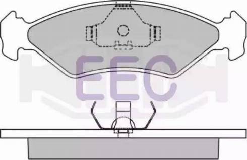 EEC BRP0561 - Тормозные колодки, дисковые, комплект autosila-amz.com