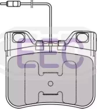 EEC BRP0516 - Тормозные колодки, дисковые, комплект autosila-amz.com