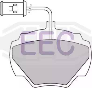 EEC BRP0582 - Тормозные колодки, дисковые, комплект autosila-amz.com