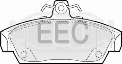 EEC BRP0659 - Тормозные колодки, дисковые, комплект autosila-amz.com