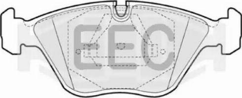 EEC BRP0655 - Тормозные колодки, дисковые, комплект autosila-amz.com