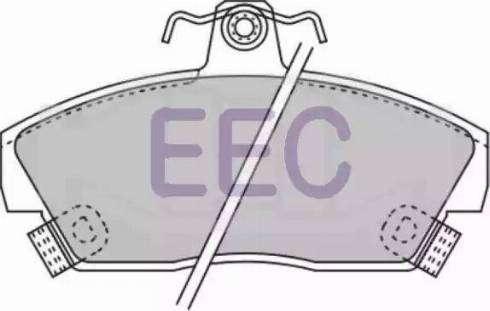 EEC BRP0657 - Тормозные колодки, дисковые, комплект autosila-amz.com