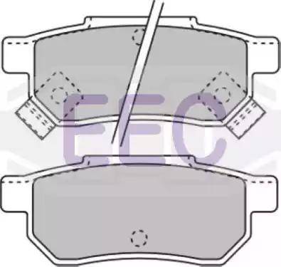 EEC BRP0611 - Тормозные колодки, дисковые, комплект autosila-amz.com