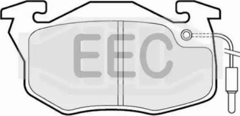 EEC BRP0624 - Тормозные колодки, дисковые, комплект autosila-amz.com