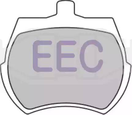 EEC BRP0037 - Тормозные колодки, дисковые, комплект autosila-amz.com