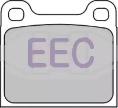 EEC BRP0121 - Тормозные колодки, дисковые, комплект autosila-amz.com