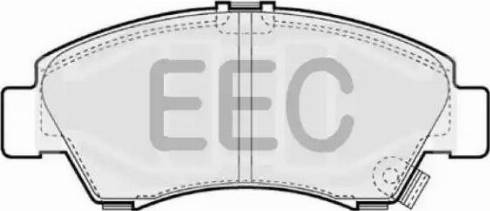 EEC BRP0816 - Тормозные колодки, дисковые, комплект autosila-amz.com