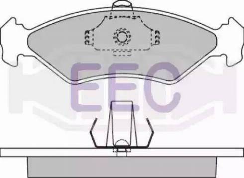 EEC BRP0882 - Тормозные колодки, дисковые, комплект autosila-amz.com