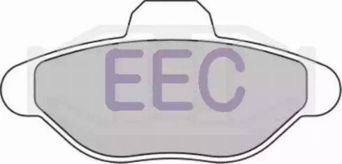 EEC BRP0796 - Тормозные колодки, дисковые, комплект autosila-amz.com