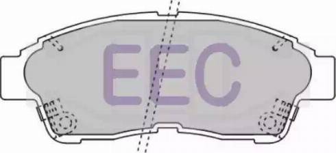 EEC BRP0792 - Тормозные колодки, дисковые, комплект autosila-amz.com