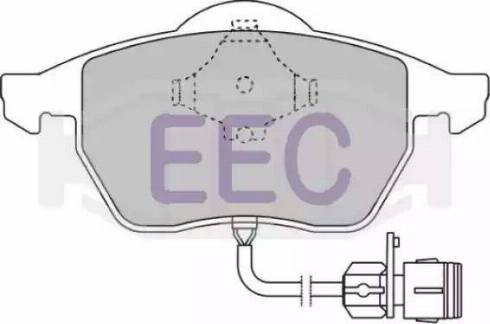 EEC BRP0789 - Тормозные колодки, дисковые, комплект autosila-amz.com