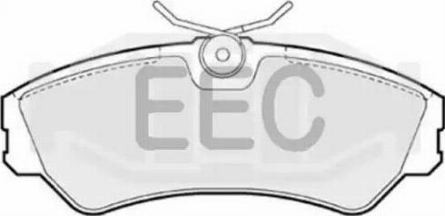 EEC BRP0724 - Тормозные колодки, дисковые, комплект autosila-amz.com