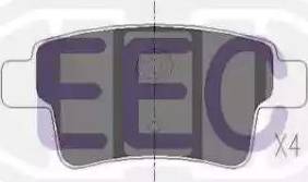 EEC BRP1526 - Тормозные колодки, дисковые, комплект autosila-amz.com